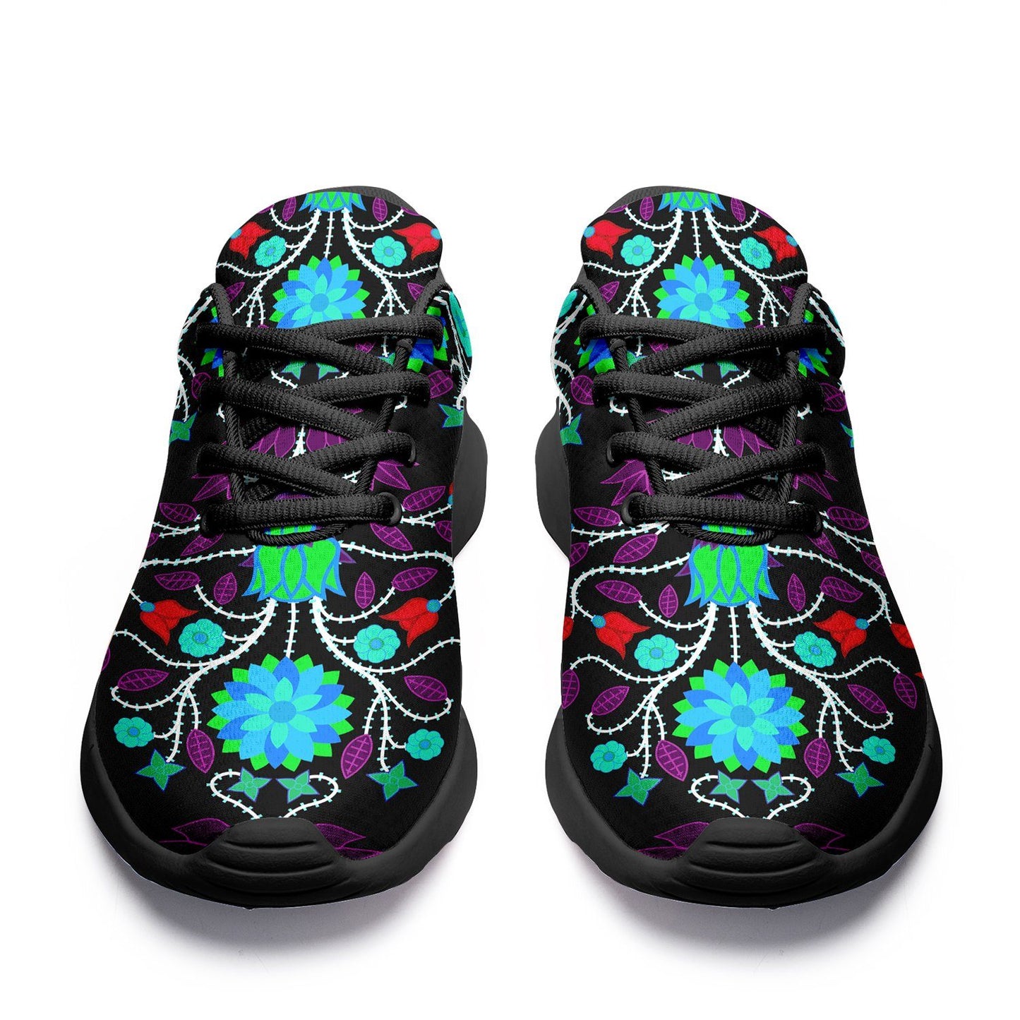 Floral Beadwork Four Clans Winter Ikkaayi Sport Sneakers 49 Dzine 