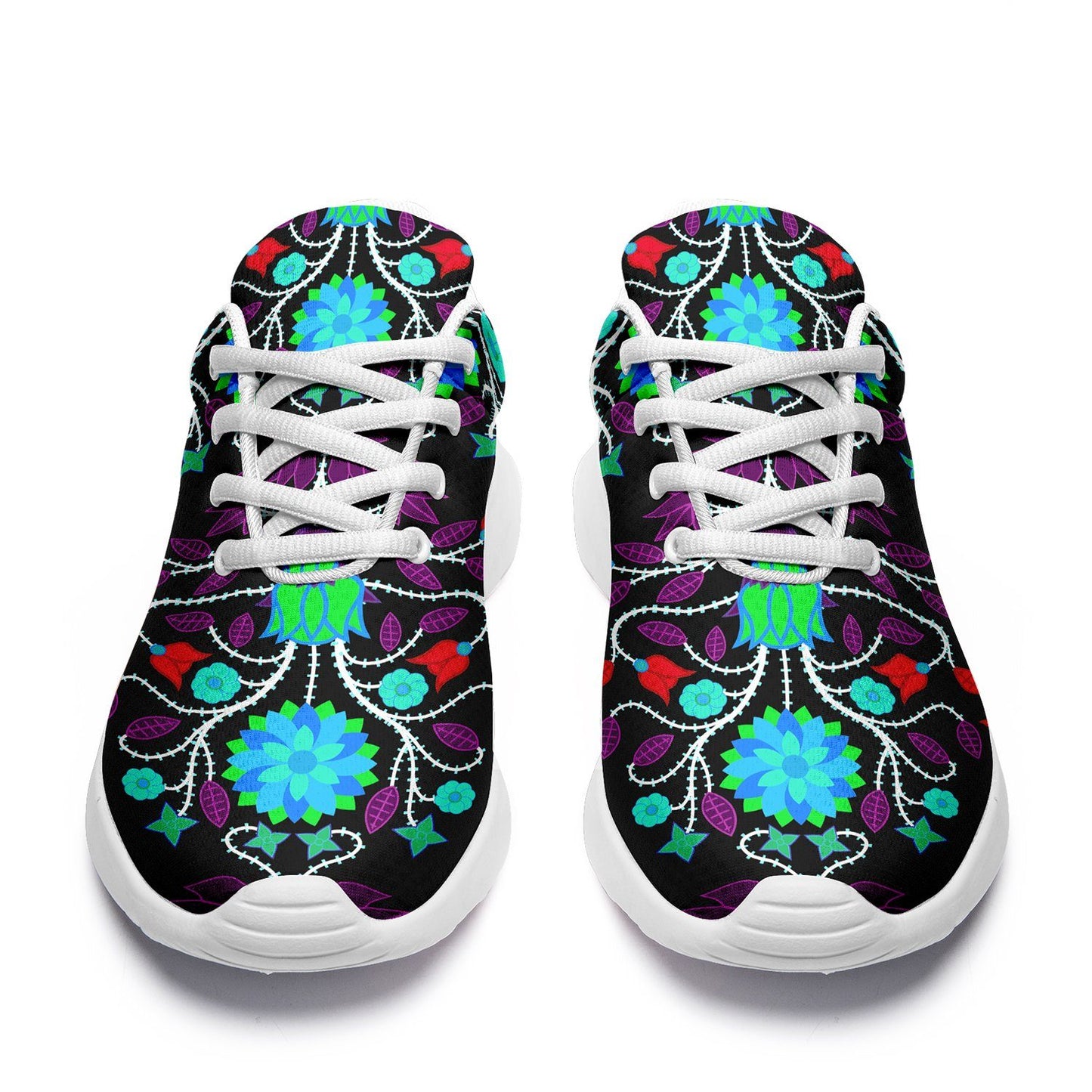 Floral Beadwork Four Clans Winter Ikkaayi Sport Sneakers 49 Dzine 