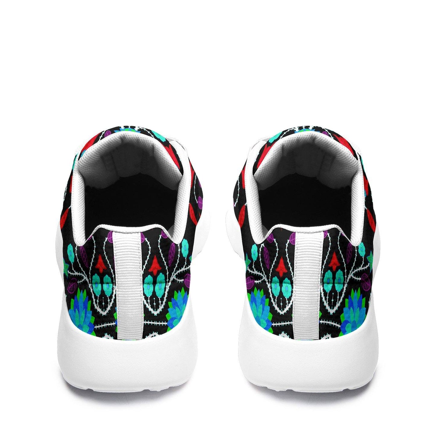 Floral Beadwork Four Clans Winter Ikkaayi Sport Sneakers 49 Dzine 