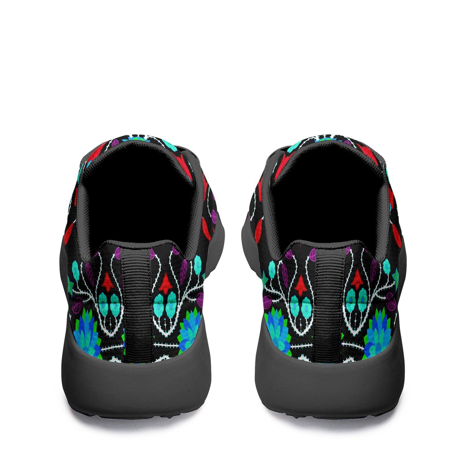 Floral Beadwork Four Clans Winter Ikkaayi Sport Sneakers 49 Dzine 