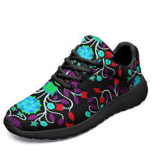 Load image into Gallery viewer, Floral Beadwork Four Clans Winter Ikkaayi Sport Sneakers 49 Dzine US Women 4.5 / US Youth 3.5 / EUR 35 Black Sole 
