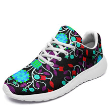 Load image into Gallery viewer, Floral Beadwork Four Clans Winter Ikkaayi Sport Sneakers 49 Dzine US Women 4.5 / US Youth 3.5 / EUR 35 White Sole 

