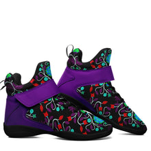 Load image into Gallery viewer, Floral Beadwork Four Clans Winter Kid&#39;s Ipottaa Basketball / Sport High Top Shoes 49 Dzine 
