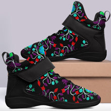 Load image into Gallery viewer, Floral Beadwork Four Clans Winter Kid&#39;s Ipottaa Basketball / Sport High Top Shoes 49 Dzine 
