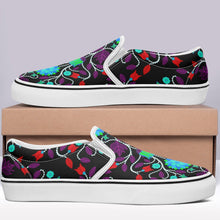 Load image into Gallery viewer, Floral Beadwork Four Clans Winter Otoyimm Canvas Slip On Shoes 49 Dzine 
