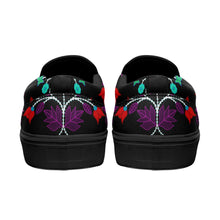 Load image into Gallery viewer, Floral Beadwork Four Clans Winter Otoyimm Canvas Slip On Shoes 49 Dzine 
