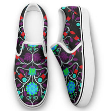 Load image into Gallery viewer, Floral Beadwork Four Clans Winter Otoyimm Canvas Slip On Shoes 49 Dzine 
