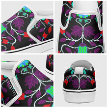 Load image into Gallery viewer, Floral Beadwork Four Clans Winter Otoyimm Canvas Slip On Shoes 49 Dzine 
