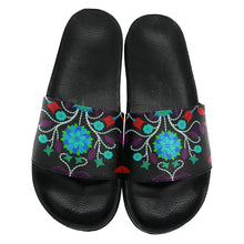 Load image into Gallery viewer, Floral Beadwork Four Clans Winter Slide Sandals 49 Dzine 
