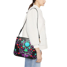 Load image into Gallery viewer, Floral Beadwork Four Clans Winter Small Shoulder Bag (Model 1710) Small Shoulder Bag (1710) e-joyer 
