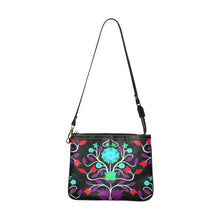 Load image into Gallery viewer, Floral Beadwork Four Clans Winter Small Shoulder Bag (Model 1710) Small Shoulder Bag (1710) e-joyer 
