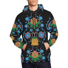Load image into Gallery viewer, Floral Beadwork Four Mothers All Over Print Hoodie for Men (USA Size) (Model H13) All Over Print Hoodie for Men (H13) e-joyer 
