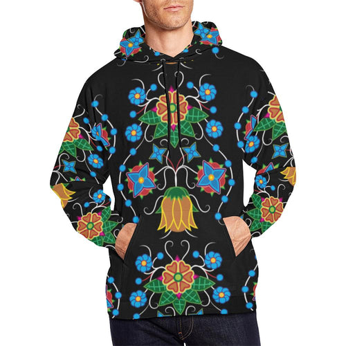 Floral Beadwork Four Mothers All Over Print Hoodie for Men (USA Size) (Model H13) All Over Print Hoodie for Men (H13) e-joyer 