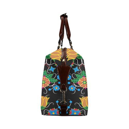 Floral Beadwork Four Mothers Classic Travel Bag (Model 1643) Remake Classic Travel Bags (1643) e-joyer 