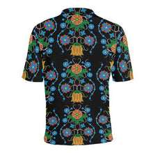 Load image into Gallery viewer, Floral Beadwork Four Mothers Men&#39;s All Over Print Polo Shirt (Model T55) Men&#39;s Polo Shirt (Model T55) e-joyer 
