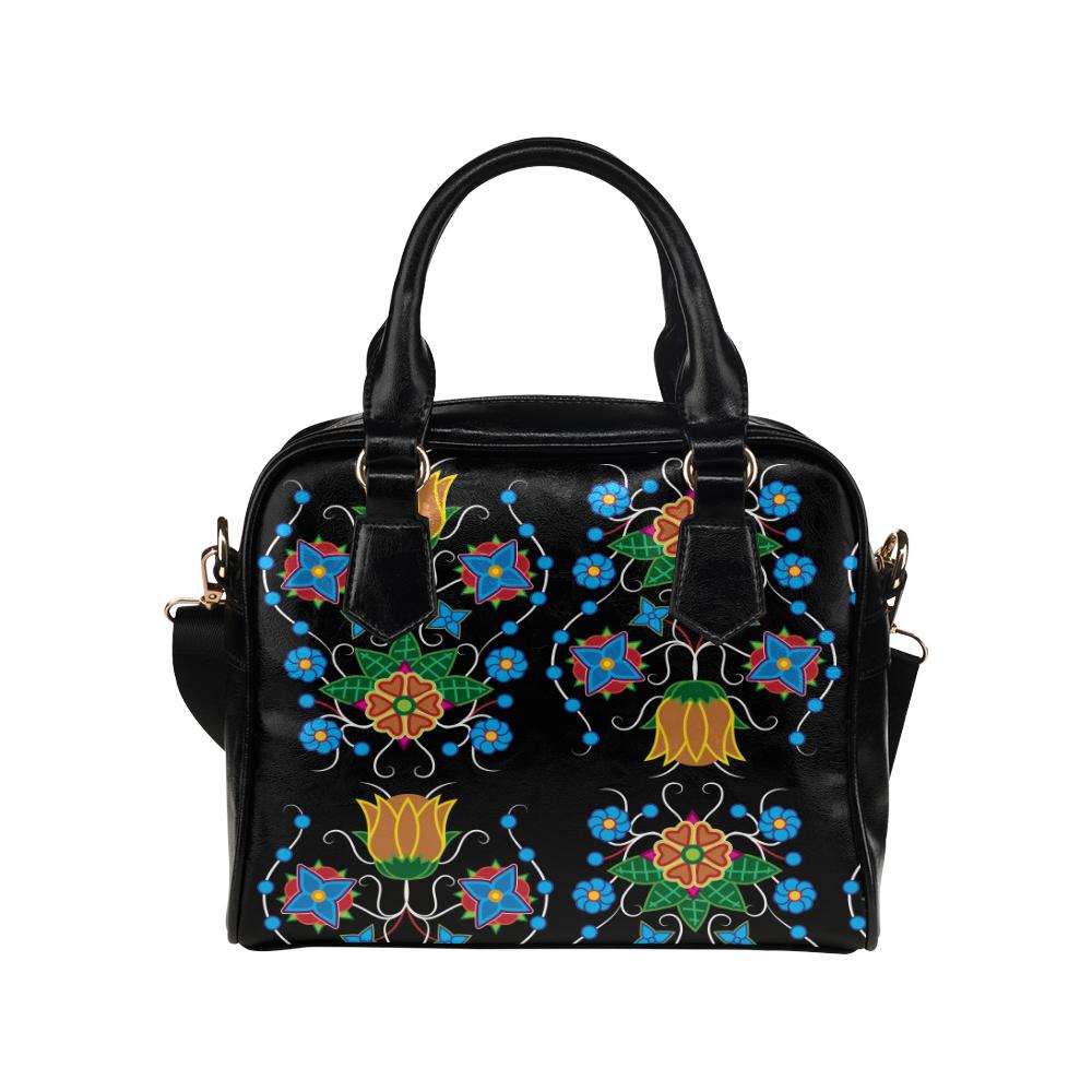 Floral Beadwork Four Mothers Shoulder Handbag by 49 Dzine