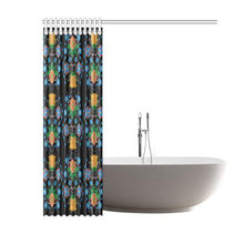 Load image into Gallery viewer, Floral Beadwork Four Mothers Shower Curtain 60&quot;x72&quot; Shower Curtain 60&quot;x72&quot; e-joyer 
