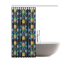 Load image into Gallery viewer, Floral Beadwork Four Mothers Shower Curtain 60&quot;x72&quot; Shower Curtain 60&quot;x72&quot; e-joyer 
