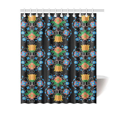 Floral Beadwork Four Mothers Shower Curtain 60"x72" Shower Curtain 60"x72" e-joyer 