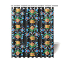 Load image into Gallery viewer, Floral Beadwork Four Mothers Shower Curtain 60&quot;x72&quot; Shower Curtain 60&quot;x72&quot; e-joyer 
