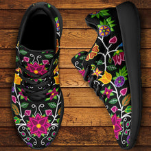 Load image into Gallery viewer, Floral Beadwork Ikkaayi Sport Sneakers 49 Dzine 
