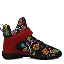 Load image into Gallery viewer, Floral Beadwork Ipottaa Basketball / Sport High Top Shoes - Black Sole 49 Dzine 
