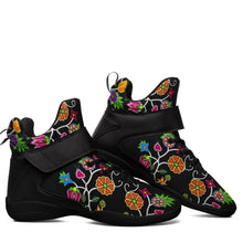 Load image into Gallery viewer, Floral Beadwork Ipottaa Basketball / Sport High Top Shoes - Black Sole 49 Dzine 
