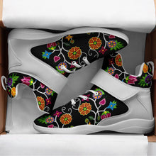 Load image into Gallery viewer, Floral Beadwork Ipottaa Basketball / Sport High Top Shoes - White Sole 49 Dzine 
