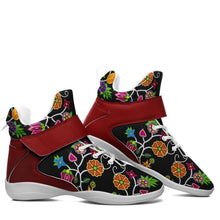 Load image into Gallery viewer, Floral Beadwork Ipottaa Basketball / Sport High Top Shoes - White Sole 49 Dzine 
