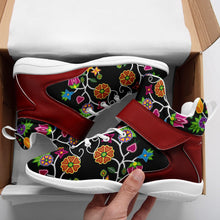 Load image into Gallery viewer, Floral Beadwork Ipottaa Basketball / Sport High Top Shoes - White Sole 49 Dzine 
