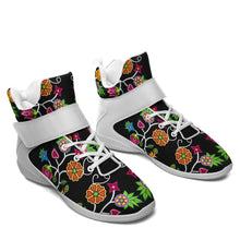 Load image into Gallery viewer, Floral Beadwork Ipottaa Basketball / Sport High Top Shoes - White Sole 49 Dzine 
