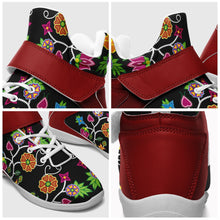 Load image into Gallery viewer, Floral Beadwork Ipottaa Basketball / Sport High Top Shoes - White Sole 49 Dzine 
