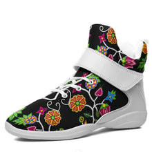 Load image into Gallery viewer, Floral Beadwork Ipottaa Basketball / Sport High Top Shoes - White Sole 49 Dzine US Men 7 / EUR 40 White Sole with White Strap 
