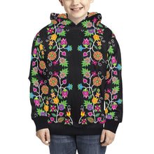 Load image into Gallery viewer, Floral Beadwork Kids&#39; All Over Print Hoodie (Model H38) Kids&#39; AOP Hoodie (H38) e-joyer 
