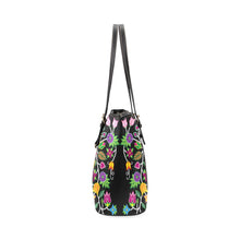 Load image into Gallery viewer, Floral Beadwork Leather Tote Bag/Large (Model 1640) Leather Tote Bag (1640) e-joyer 
