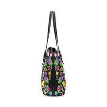 Load image into Gallery viewer, Floral Beadwork Leather Tote Bag/Large (Model 1640) Leather Tote Bag (1640) e-joyer 
