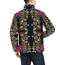 Load image into Gallery viewer, Floral Beadwork Men&#39;s Stand Collar Padded Jacket (Model H41) Men&#39;s Stand Collar Padded Jacket (H41) e-joyer 
