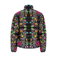 Load image into Gallery viewer, Floral Beadwork Men&#39;s Stand Collar Padded Jacket (Model H41) Men&#39;s Stand Collar Padded Jacket (H41) e-joyer 
