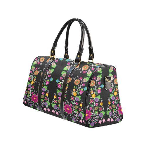 Floral Beadwork New Waterproof Travel Bag/Large (Model 1639) Waterproof Travel Bags (1639) e-joyer 