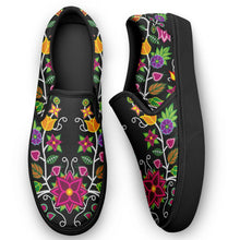 Load image into Gallery viewer, Floral Beadwork Otoyimm Canvas Slip On Shoes 49 Dzine 
