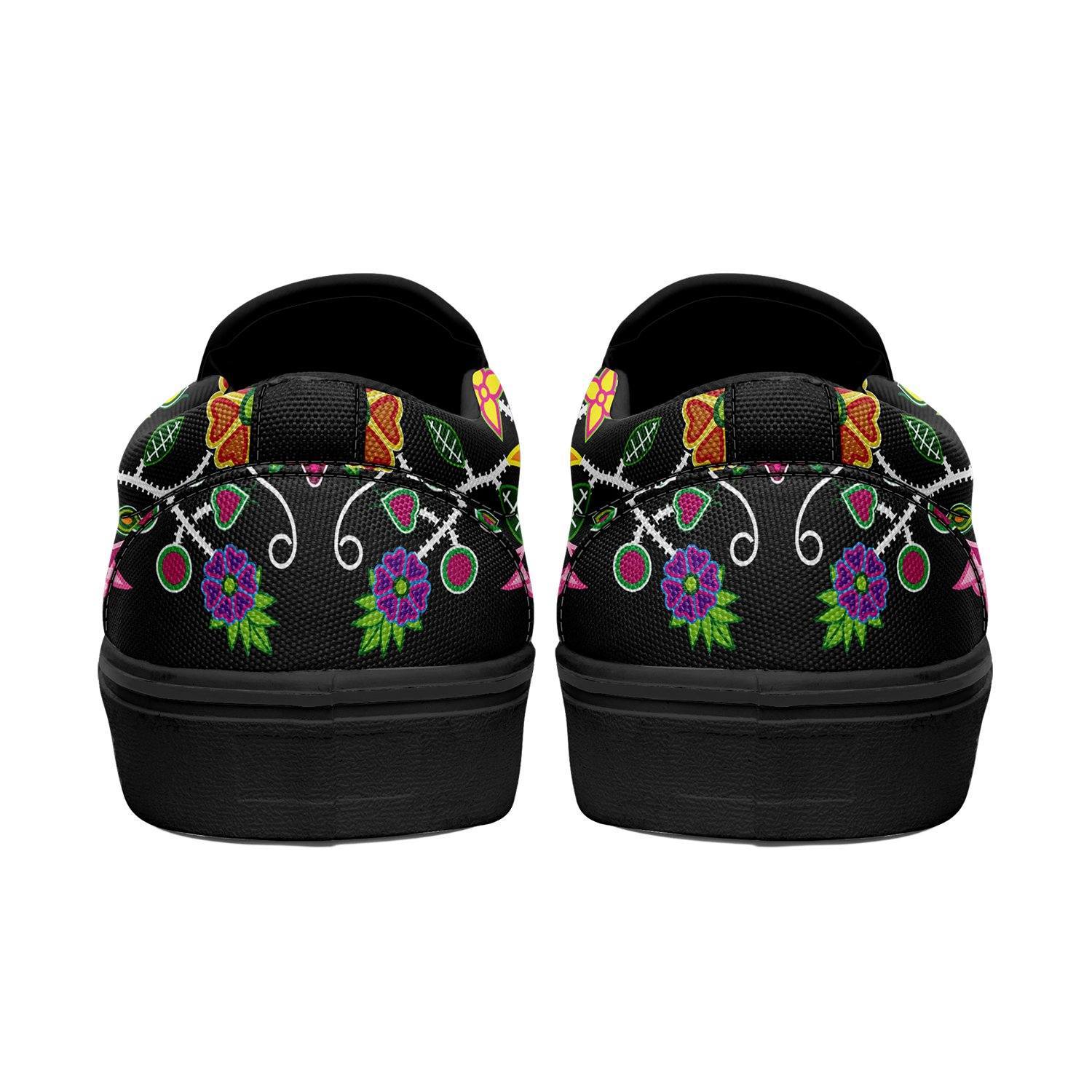 Floral Beadwork Otoyimm Kid's Canvas Slip On Shoes 49 Dzine 