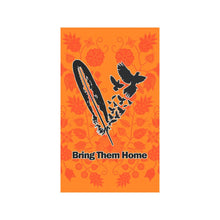 Load image into Gallery viewer, Floral Beadwork Real Orange - Bring Them Home Feather with Doves Garden Flag 36&#39;&#39;x60&#39;&#39; (Two Sides Printing) Garden Flag 36‘’x60‘’ (Two Sides) e-joyer 
