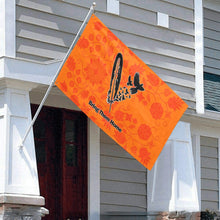 Load image into Gallery viewer, Floral Beadwork Real Orange Bring Them Home Garden Flag 59&quot;x35&quot; Garden Flag 59&quot;x35&quot; e-joyer 
