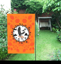 Load image into Gallery viewer, Floral Beadwork Real Orange - Carrying Their Prayers Garden Flag 28&#39;&#39;x40&#39;&#39; (Two Sides Printing) Garden Flag 28‘’x40‘’ (Two Sides) e-joyer 
