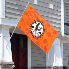 Load image into Gallery viewer, Floral Beadwork Real Orange Carrying Their Prayers Garden Flag 59&quot;x35&quot; Garden Flag 59&quot;x35&quot; e-joyer 
