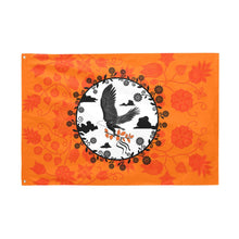 Load image into Gallery viewer, Floral Beadwork Real Orange Carrying Their Prayers Garden Flag 70&quot;x47&quot; Garden Flag 70&quot;x47&quot; e-joyer 
