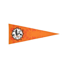 Load image into Gallery viewer, Floral Beadwork Real Orange Carrying Their Prayers Trigonal Garden Flag 30&quot;x12&quot; Trigonal Garden Flag 30&quot;x12&quot; e-joyer 
