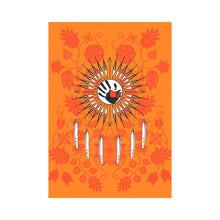 Load image into Gallery viewer, Floral Beadwork Real Orange - Feather Directions Garden Flag 28&#39;&#39;x40&#39;&#39; (Two Sides Printing) Garden Flag 28‘’x40‘’ (Two Sides) e-joyer 
