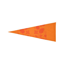 Load image into Gallery viewer, Floral Beadwork Real Orange Trigonal Garden Flag 30&quot;x12&quot; Trigonal Garden Flag 30&quot;x12&quot; e-joyer 
