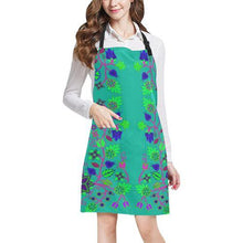 Load image into Gallery viewer, Floral Beadwork Seven Clans Deep Lake All Over Print Apron All Over Print Apron e-joyer 
